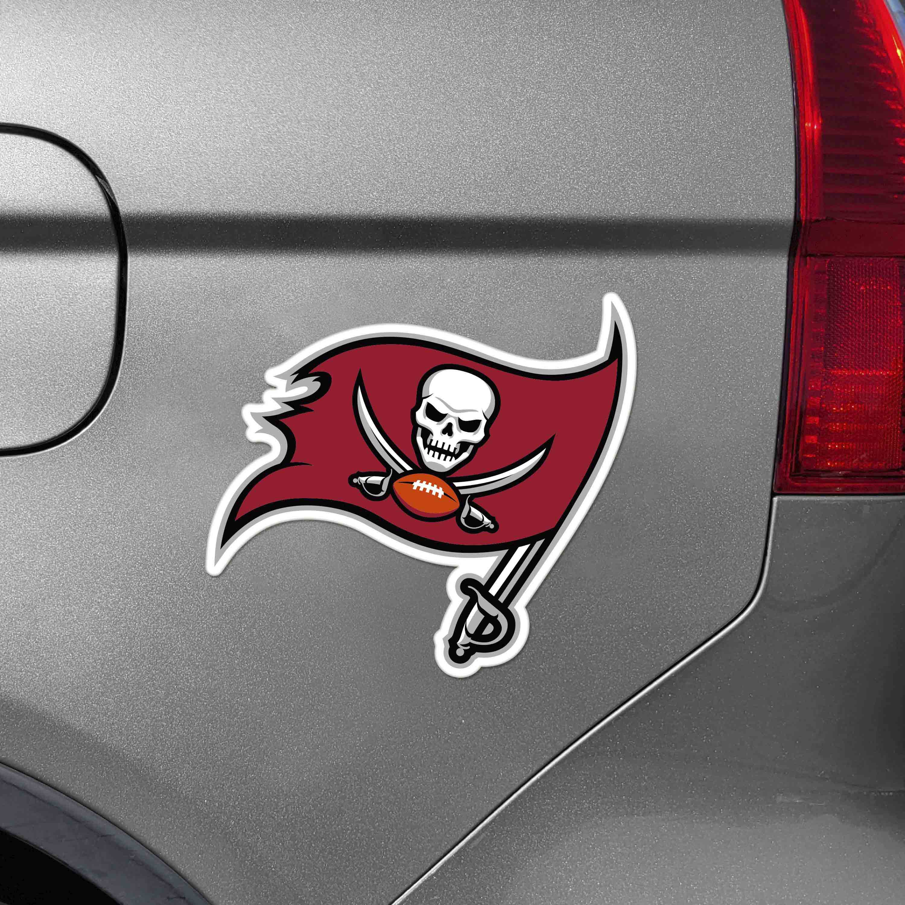 Tampa Bay Buccaneers Large Team Logo Magnet 10" (8.7329"x8.3078")