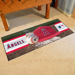 Los Angeles Angels Baseball Runner Rug - 30in. x 72in.