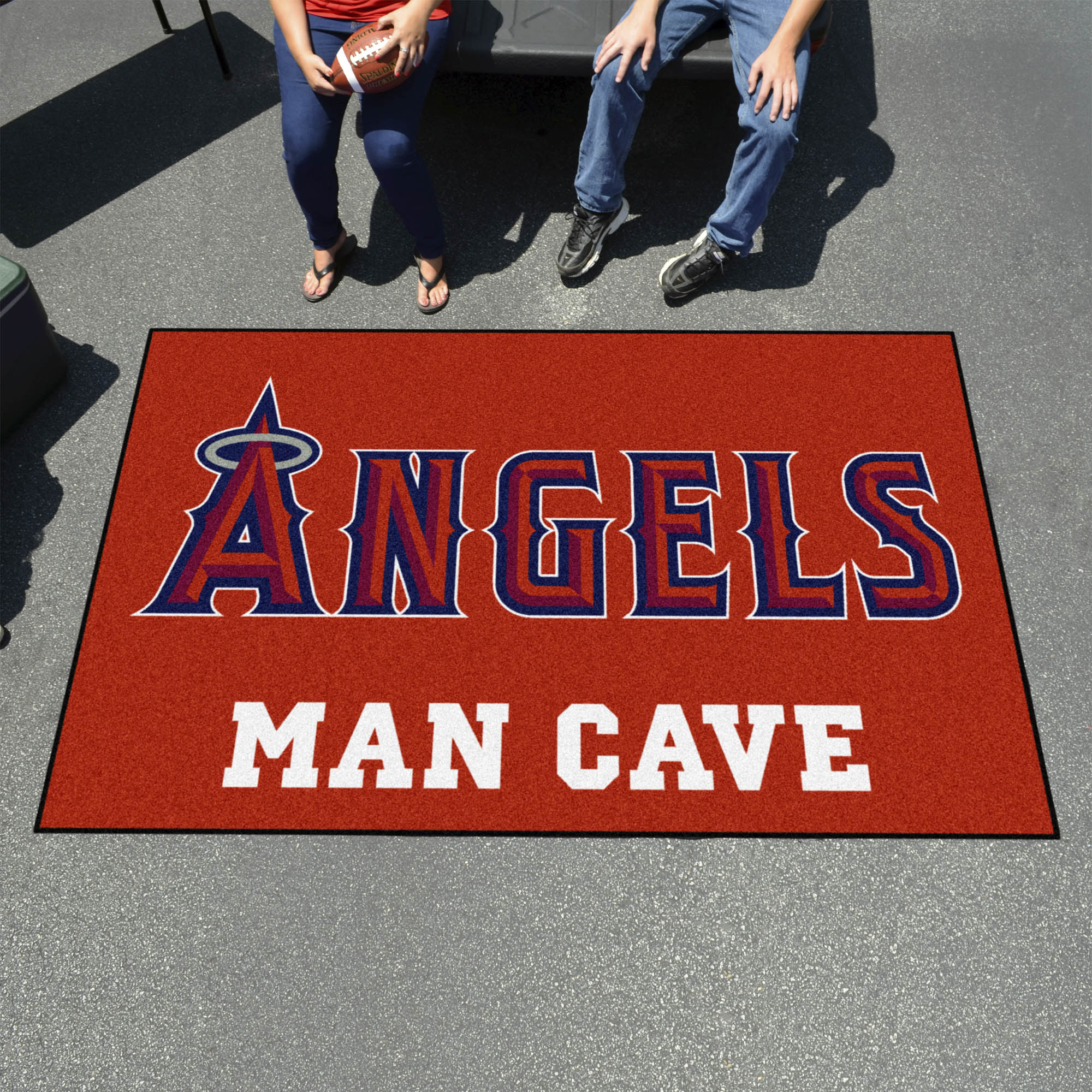 Los Angeles Angels Man Cave Ulti-Mat Rug - 5ft. x 8ft.