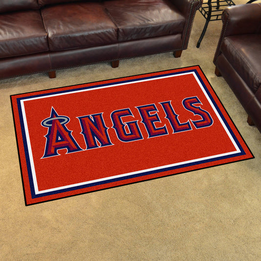 Los Angeles Angels 4ft. x 6ft. Plush Area Rug