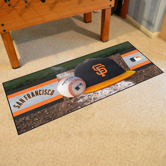 San Francisco Giants Baseball Runner Rug - 30in. x 72in.