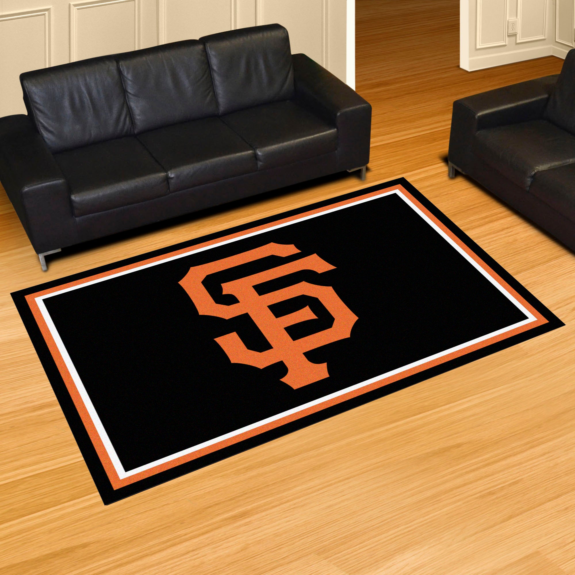 San Francisco Giants 5ft. x 8 ft. Plush Area Rug