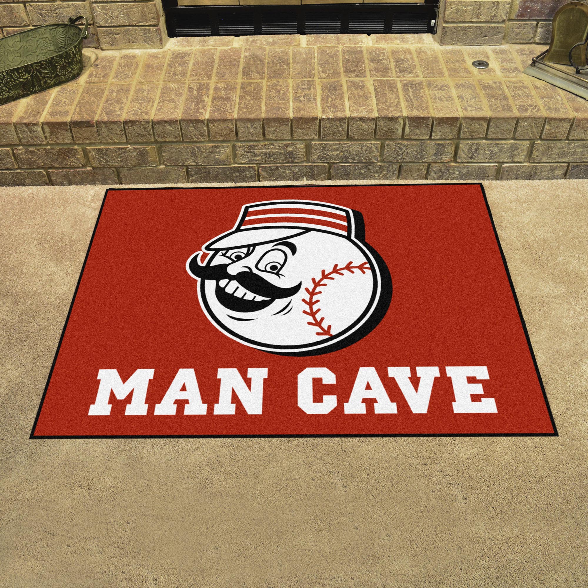 Cincinnati Reds Man Cave All-Star Rug - 34 in. x 42.5 in.