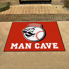 Cincinnati Reds Man Cave All-Star Rug - 34 in. x 42.5 in. - Cincinnati Reds