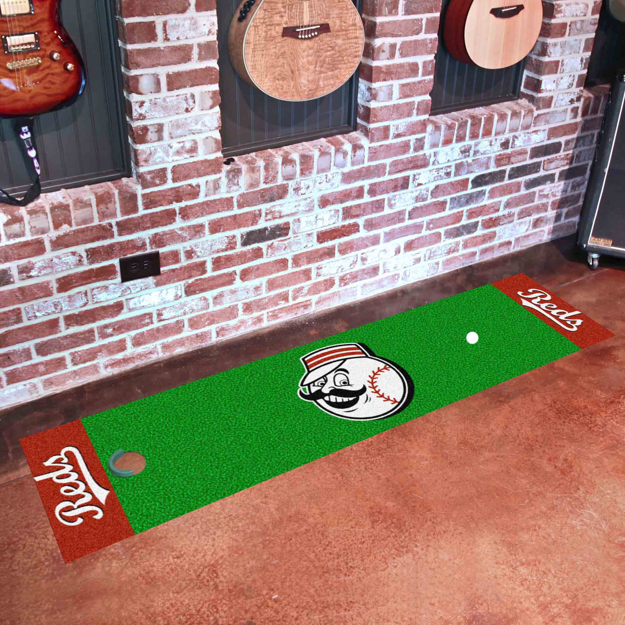 Cincinnati Reds Putting Green Mat - 1.5ft. x 6ft.