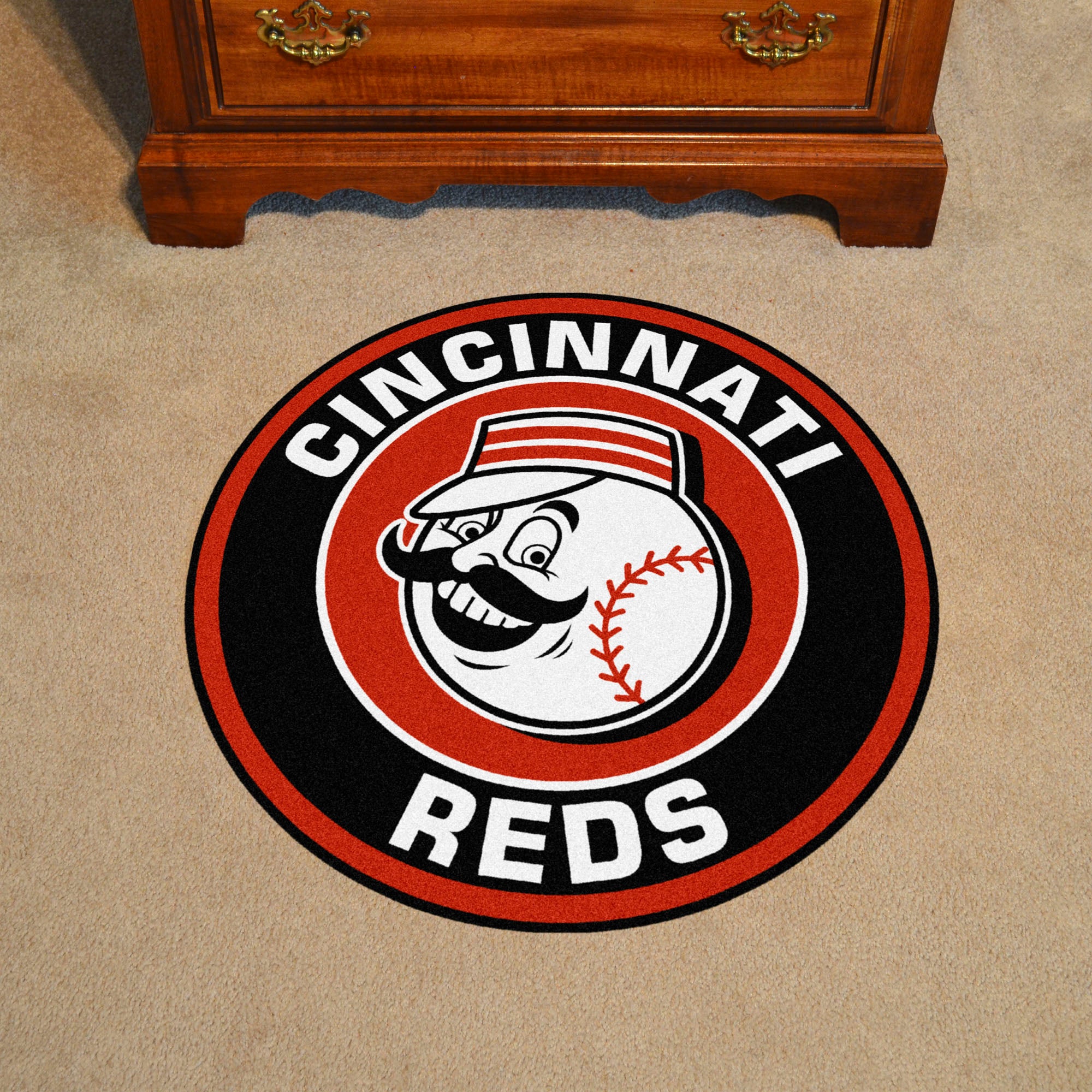 Cincinnati Reds Roundel Rug - 27in. Diameter