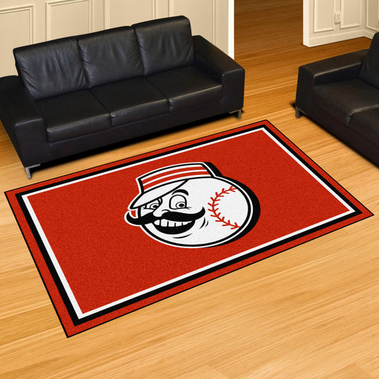 Cincinnati Reds 5ft. x 8 ft. Plush Area Rug