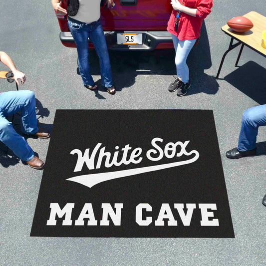 Chicago White Sox Man Cave Tailgater Rug - 5ft. x 6ft. - Chicago White Sox