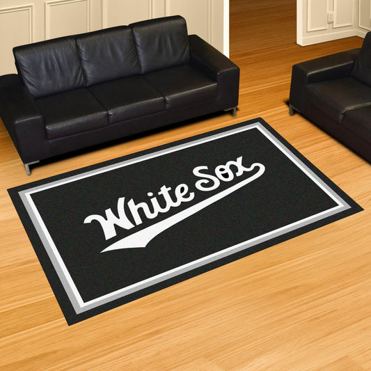 Chicago White Sox 5ft. x 8 ft. Plush Area Rug