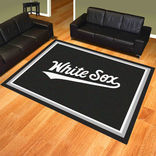 Chicago White Sox 8ft. x 10 ft. Plush Area Rug