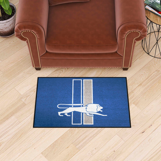 Detroit Lions Starter Mat Accent Rug - 19in. x 30in., NFL Vintage