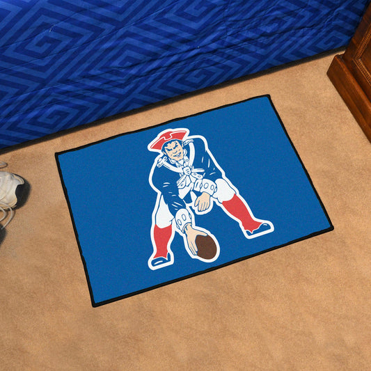 New England Patriots Starter Mat Accent Rug - 19in. x 30in., NFL Vintage - New England Patriots