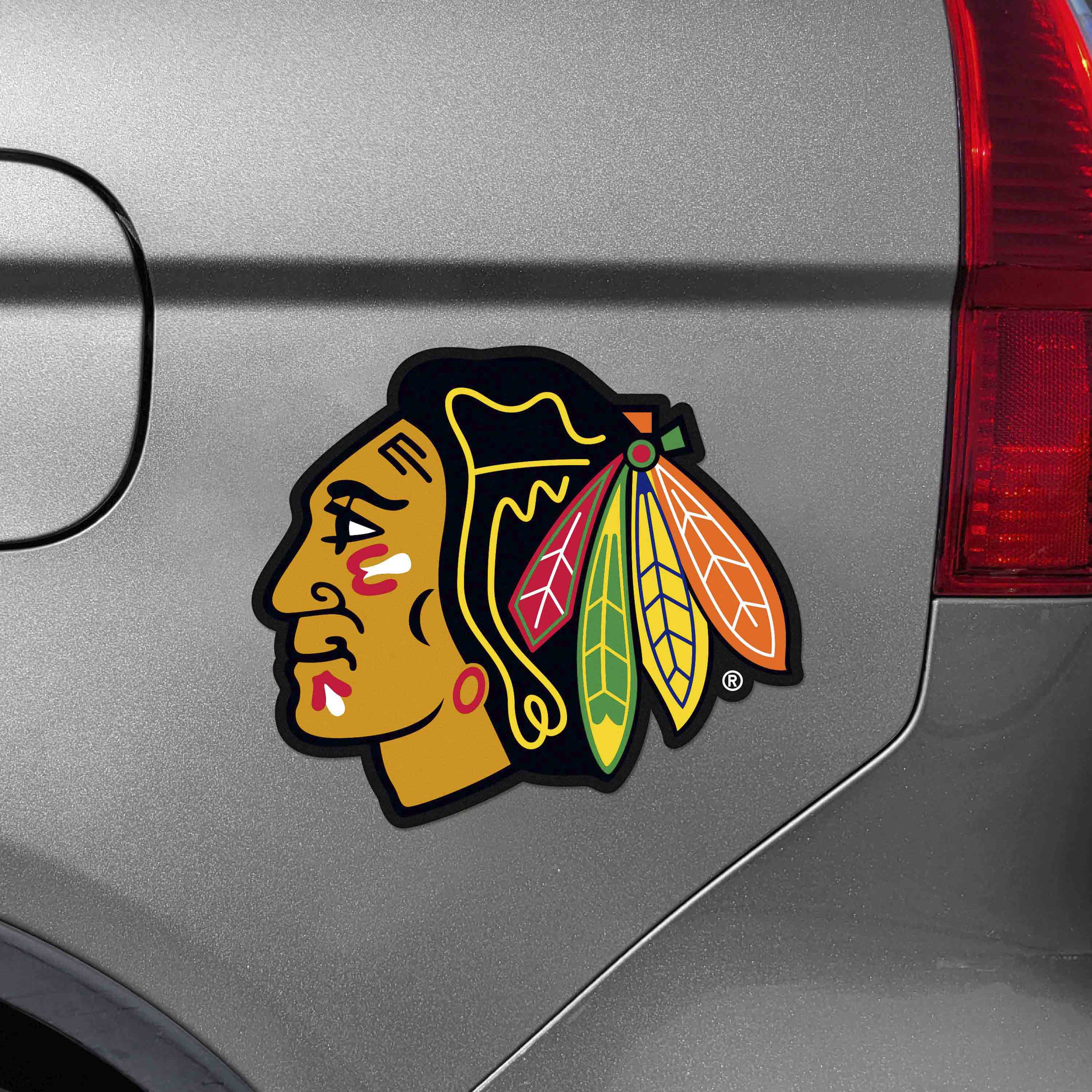 Chicago Blackhawks Large Team Logo Magnet 10" (8.7329"x8.3078") - Chicago Blackhawks