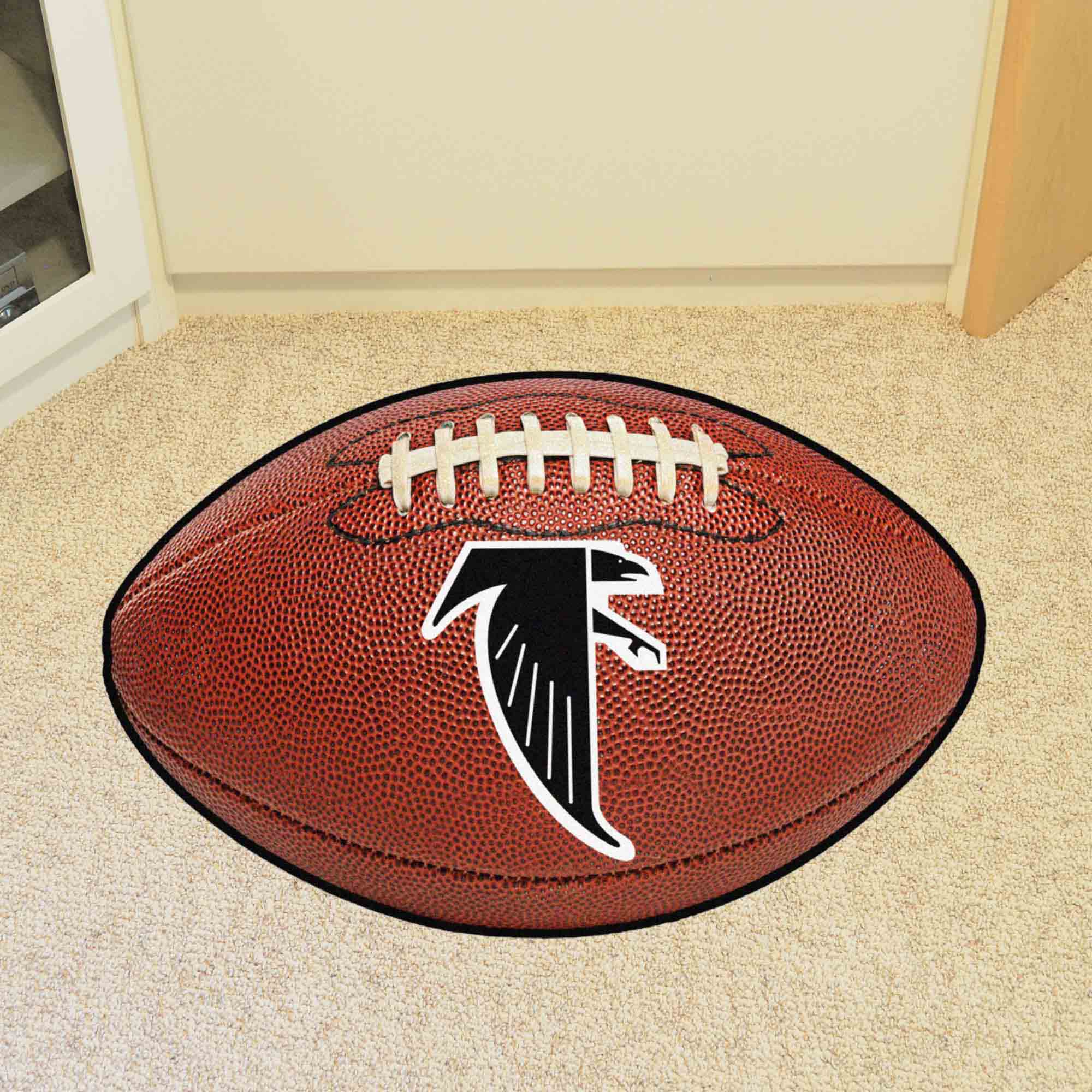 Atlanta Falcons Football Rug - 20.5in. x 32.5in., NFL Vintage - Atlanta Falcons