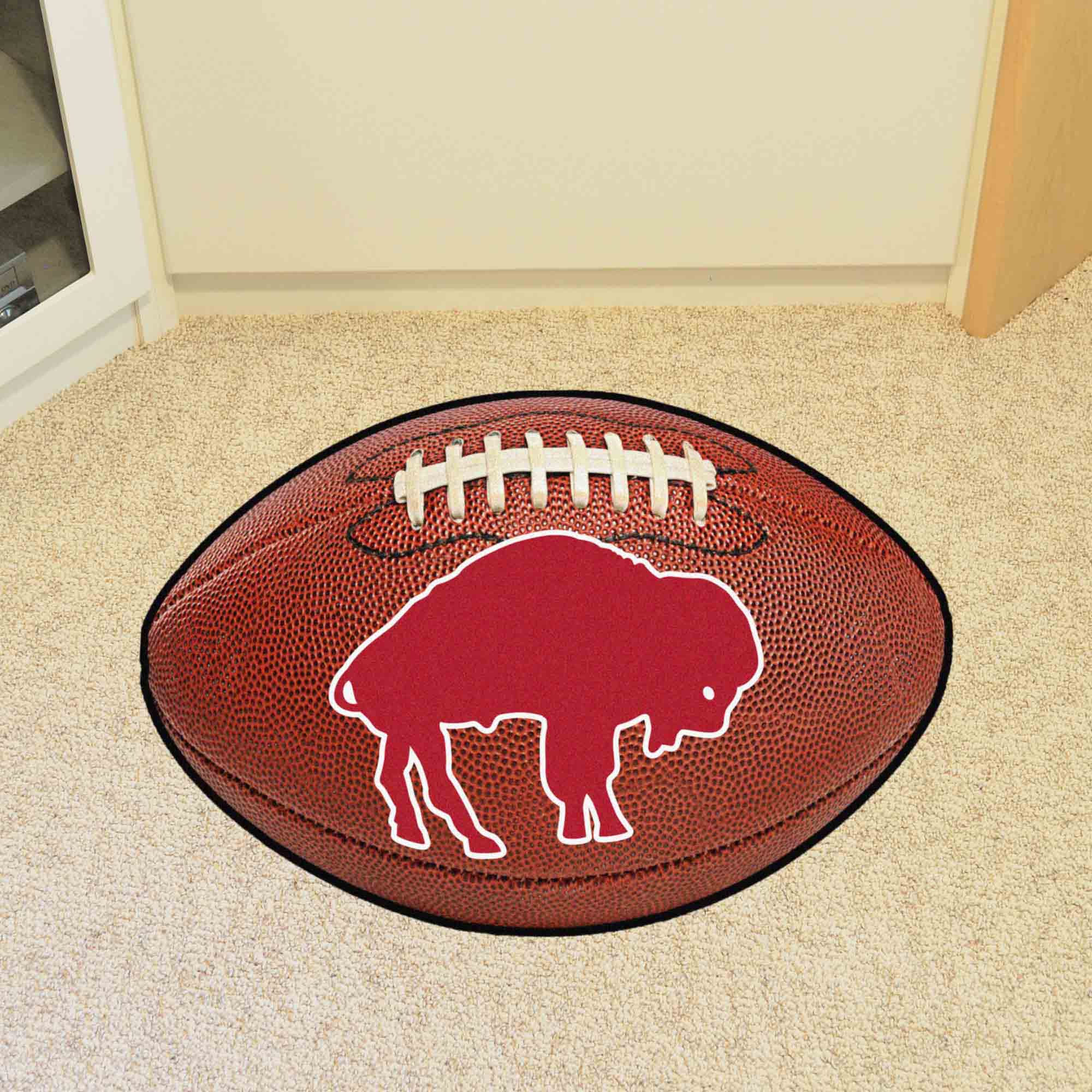 Buffalo Bills Football Rug - 20.5in. x 32.5in., NFL Vintage - Buffalo Bills