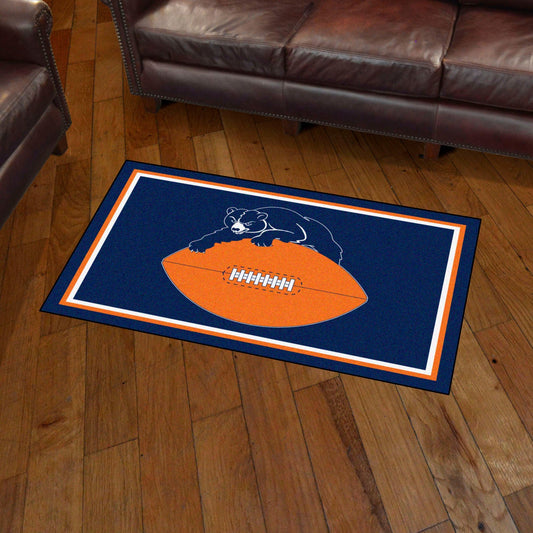 Chicago Bears 3ft. x 5ft. Plush Area Rug, NFL Vintage