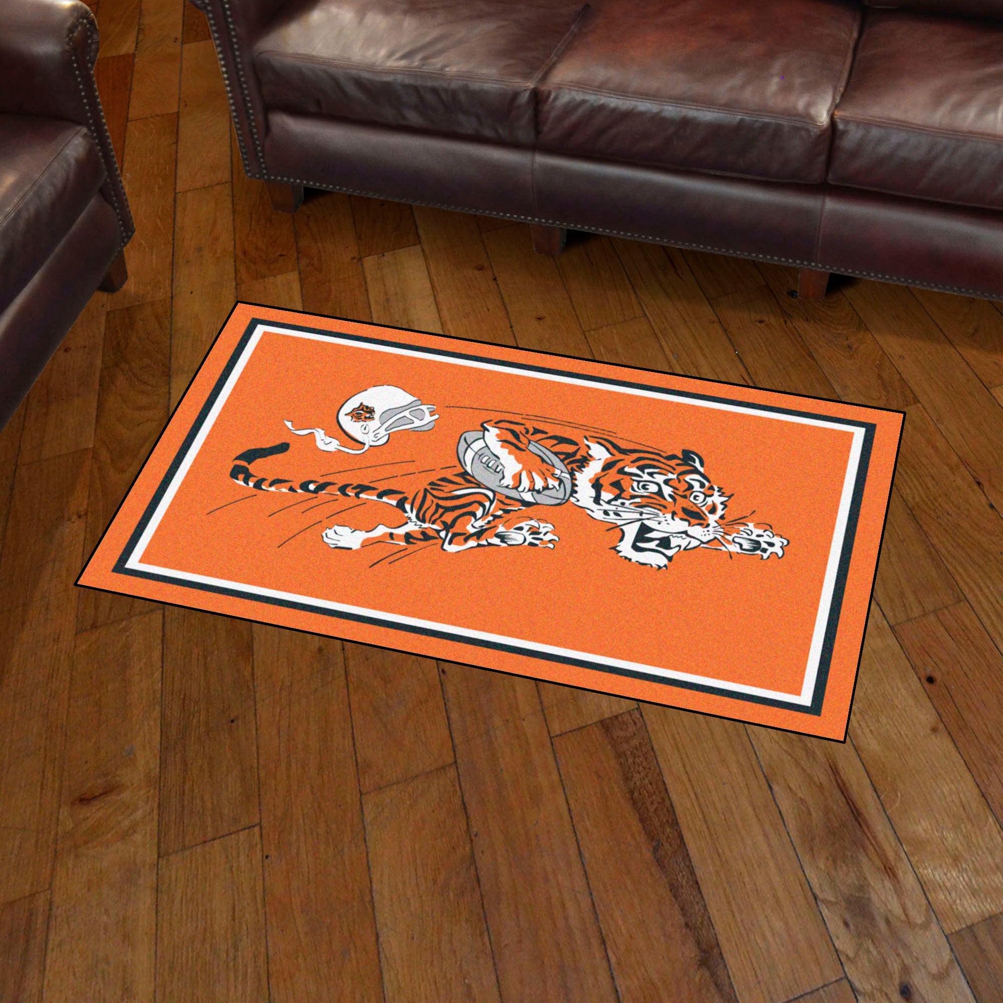 Cincinnati Bengals 3ft. x 5ft. Plush Area Rug, NFL Vintage