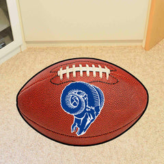 Los Angeles Rams Football Rug - 20.5in. x 32.5in., NFL Vintage