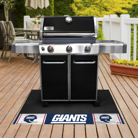 New York Giants Vinyl Grill Mat - 26in. x 42in., NFL Vintage