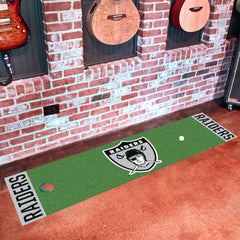 Las Vegas Raiders Putting Green Mat - 1.5ft. x 6ft., NFL Vintage