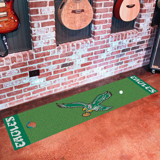 Philadelphia Eagles Putting Green Mat - 1.5ft. x 6ft., NFL Vintage