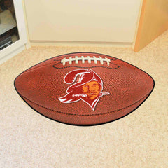 Tampa Bay Buccaneers Football Rug - 20.5in. x 32.5in. NFL Retro Logo, Bucco Bruce Logo