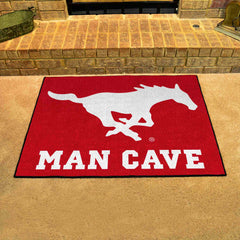 SMU Mustangs Man Cave All-Star Rug - 34 in. x 42.5 in.