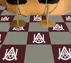 Alabama A&M Bulldogs Team Carpet Tiles - 45 Sq Ft.