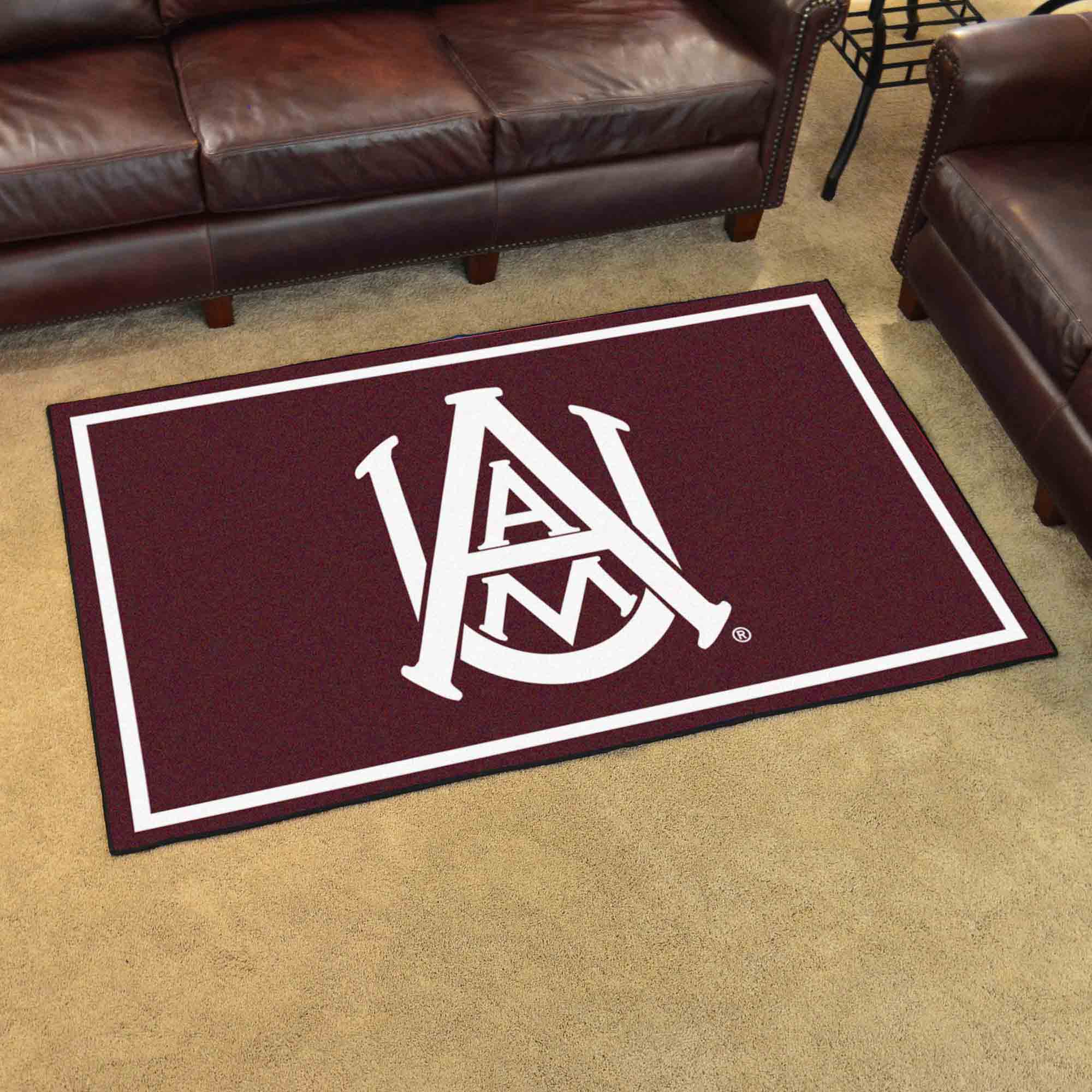 Alabama A&M Bulldogs 4ft. x 6ft. Plush Area Rug