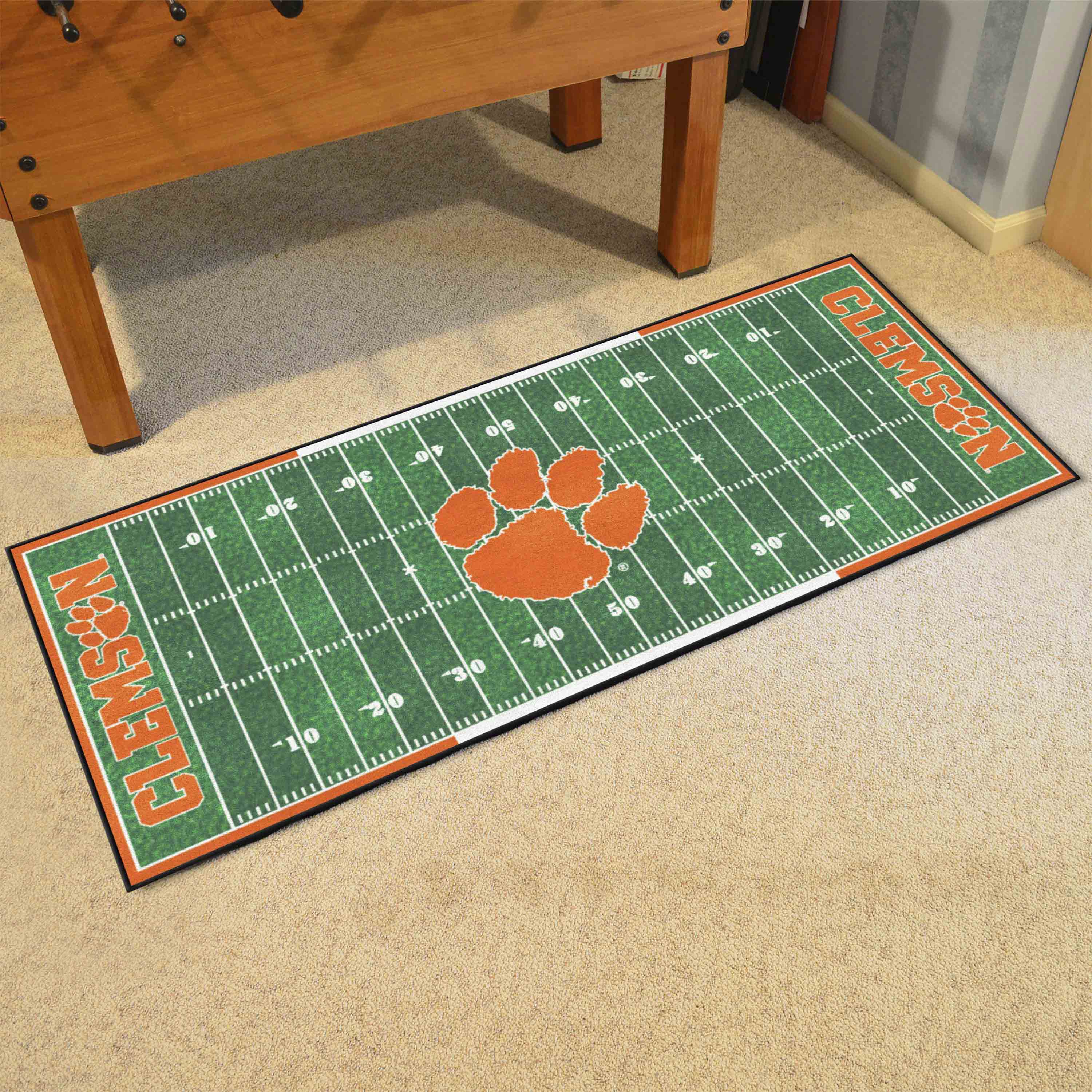 Clemson Tigers Field Runner Mat - 30in. x 72in. - Clemson