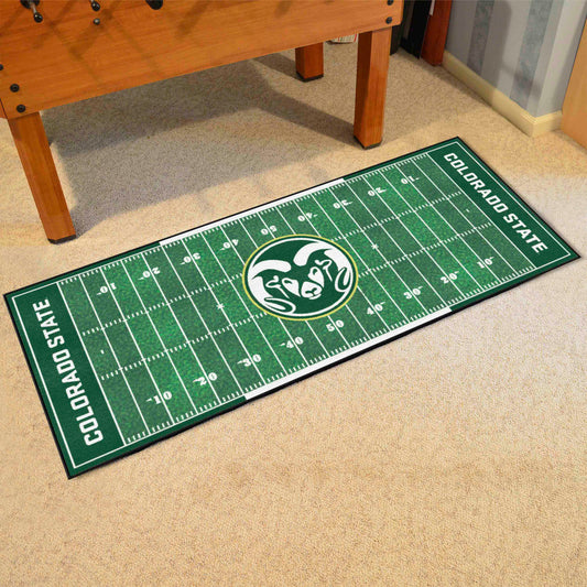 Colorado State Rams Field Runner Mat - 30in. x 72in. - Colorado State