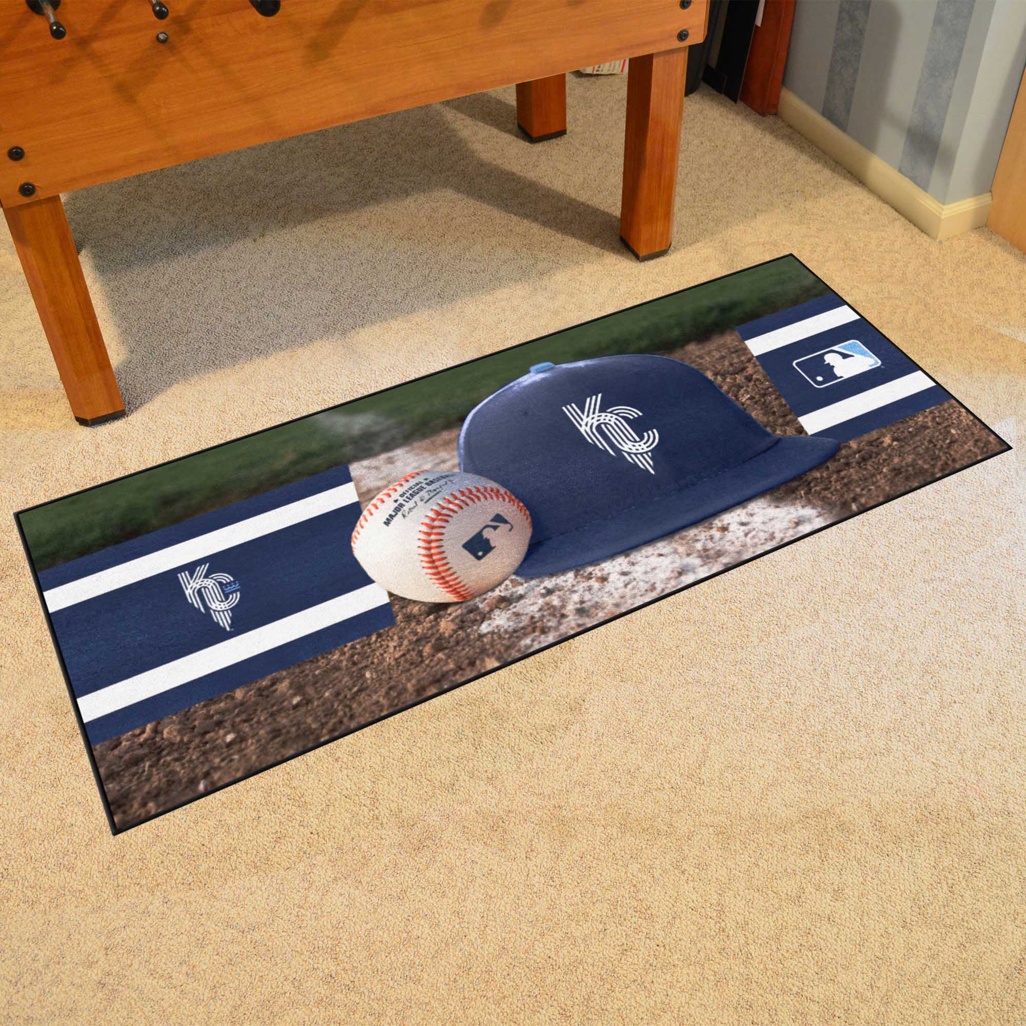 Kansas City Royals Baseball Runner Rug - 30in. x 72in.