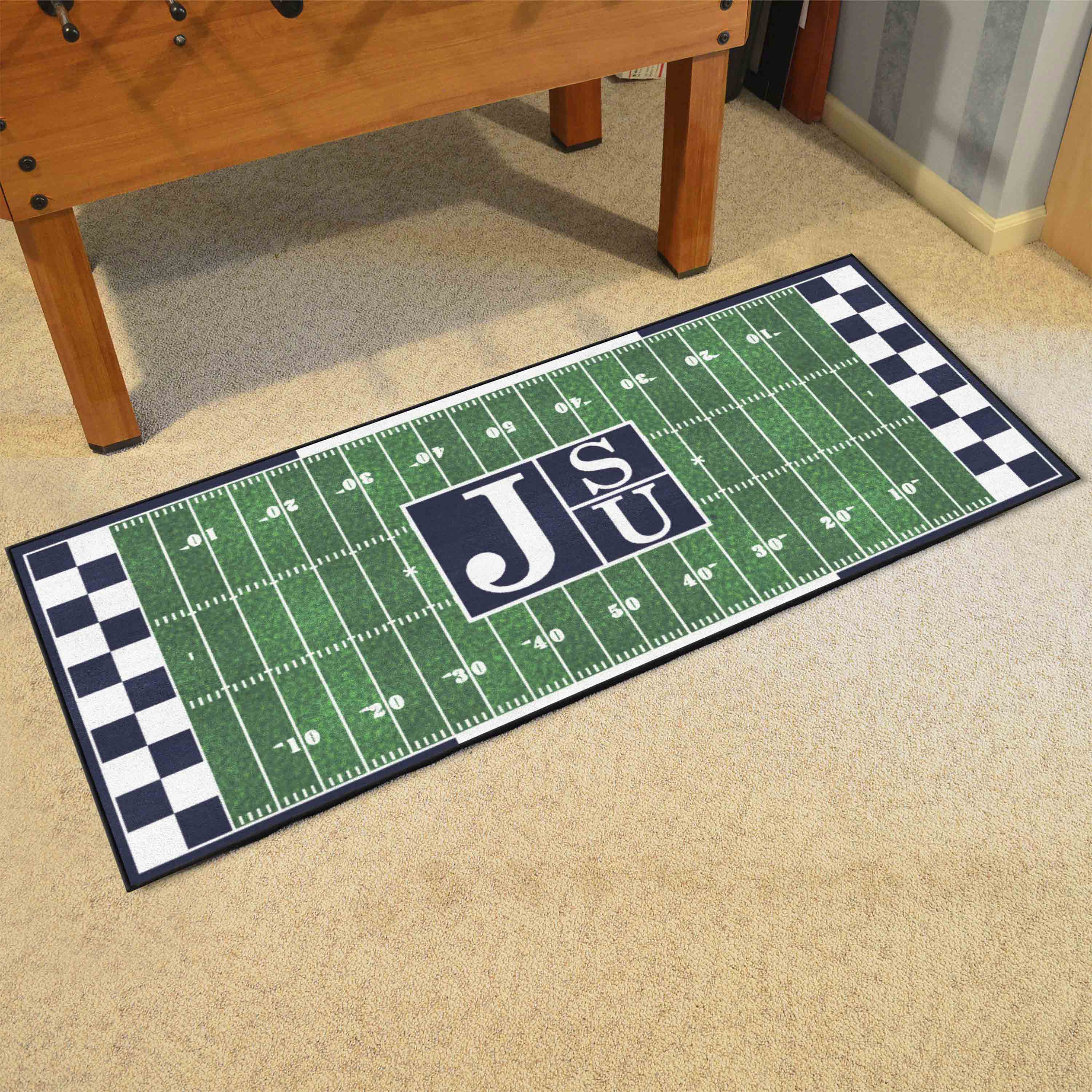 Jackson State Tigers Field Runner Mat - 30in. x 72in.