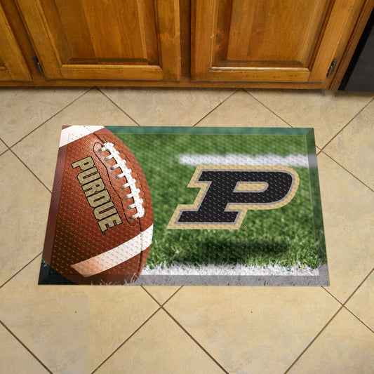 Purdue Rubber Scraper Door Mat