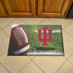 Indiana Hooisers Rubber Scraper Door Mat