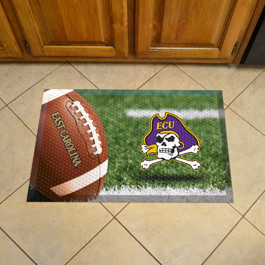 East Carolina Rubber Scraper Door Mat