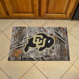 Colorado Buffaloes Rubber Scraper Door Mat Camo