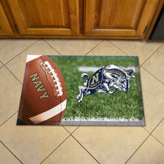 Naval Academy Rubber Scraper Door Mat