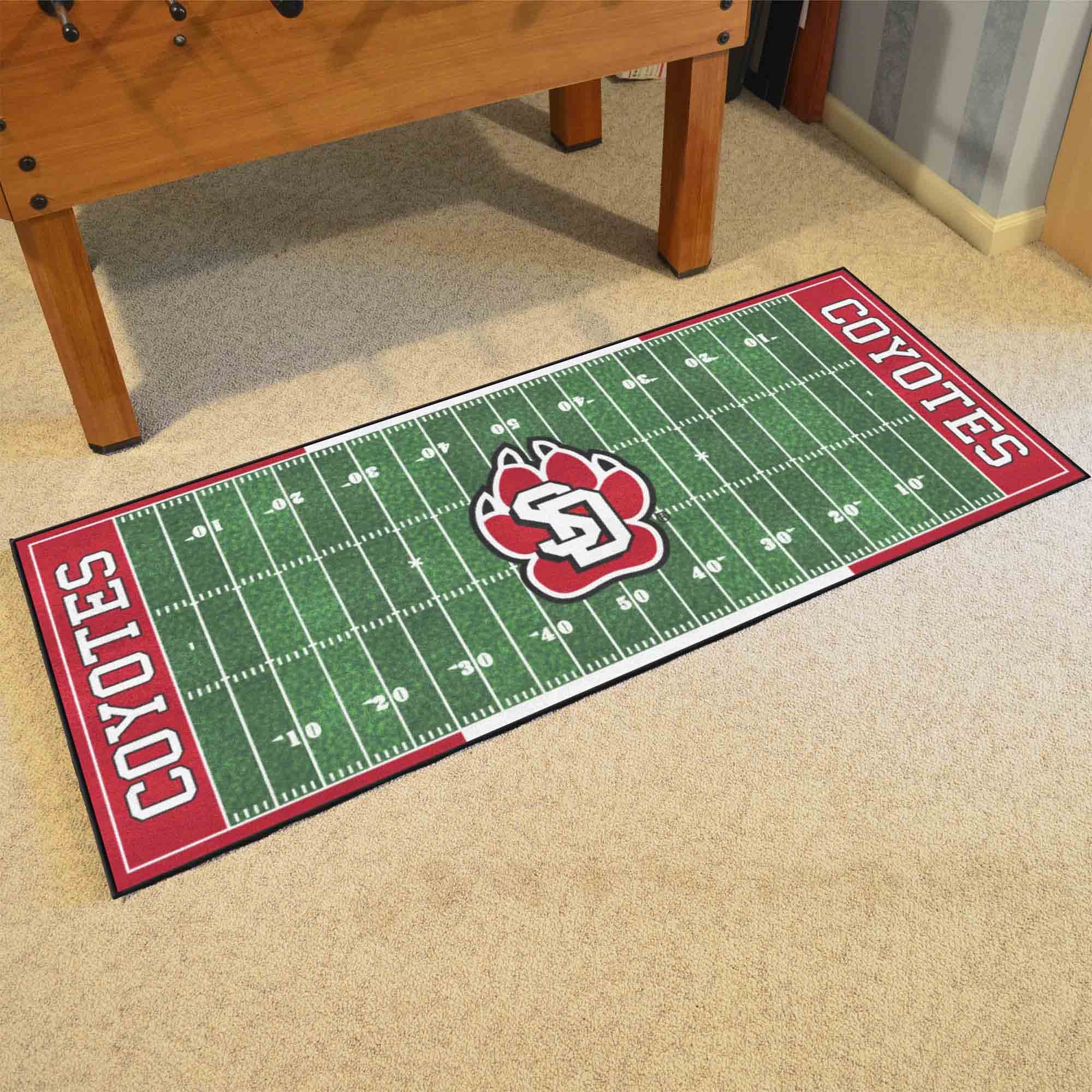 South Dakota Coyotes Field Runner Mat - 30in. x 72in.