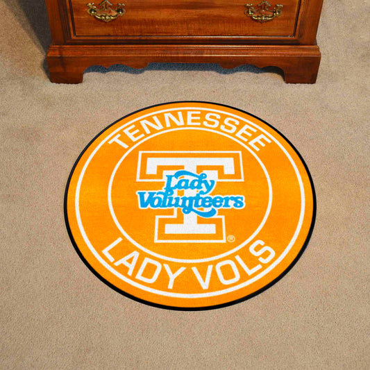 Tennessee Volunteers Roundel Rug - 27in. Diameter, Lady Volunteers