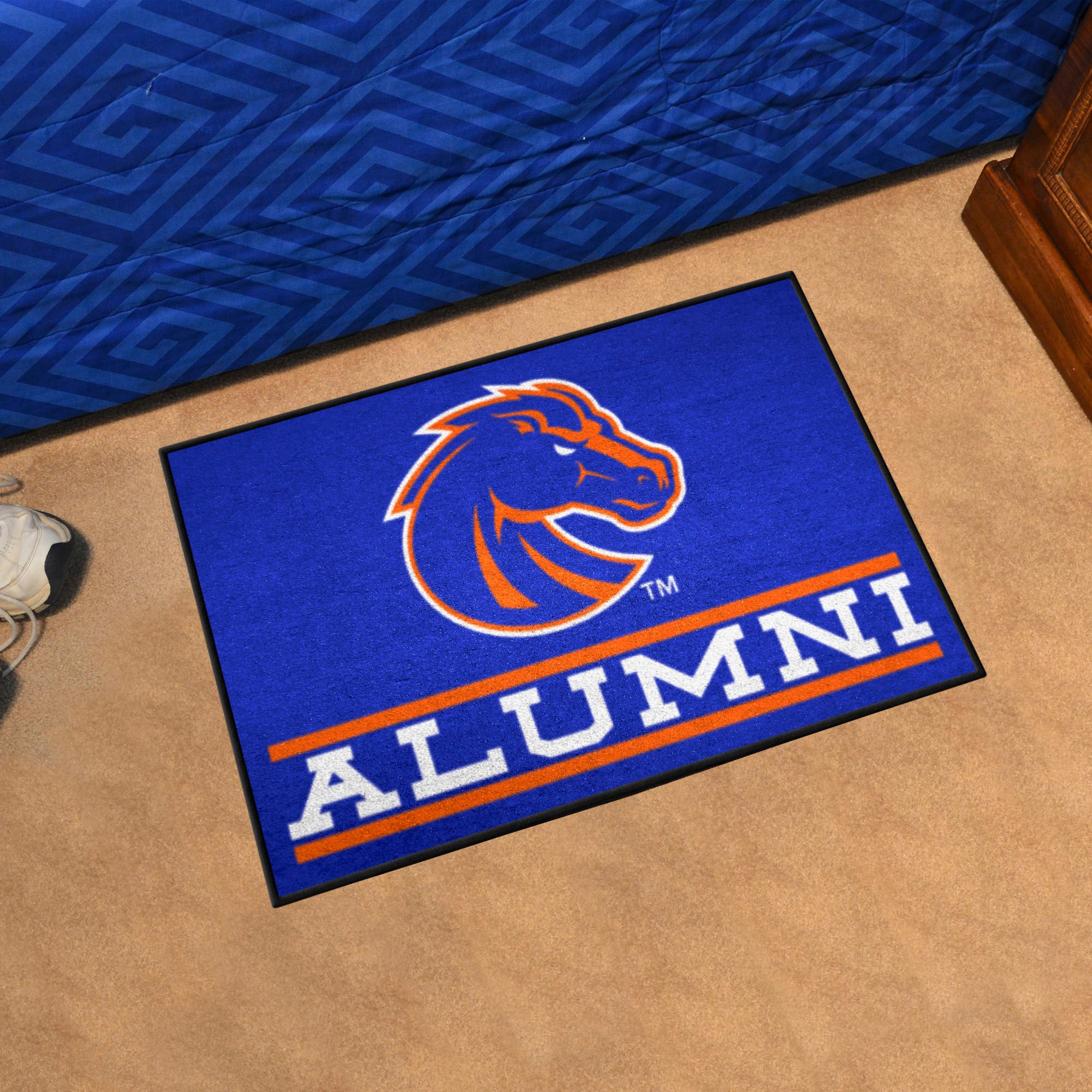 Boise State Broncos Starter Mat Accent Rug - 19in. x 30in. Alumni Starter Mat