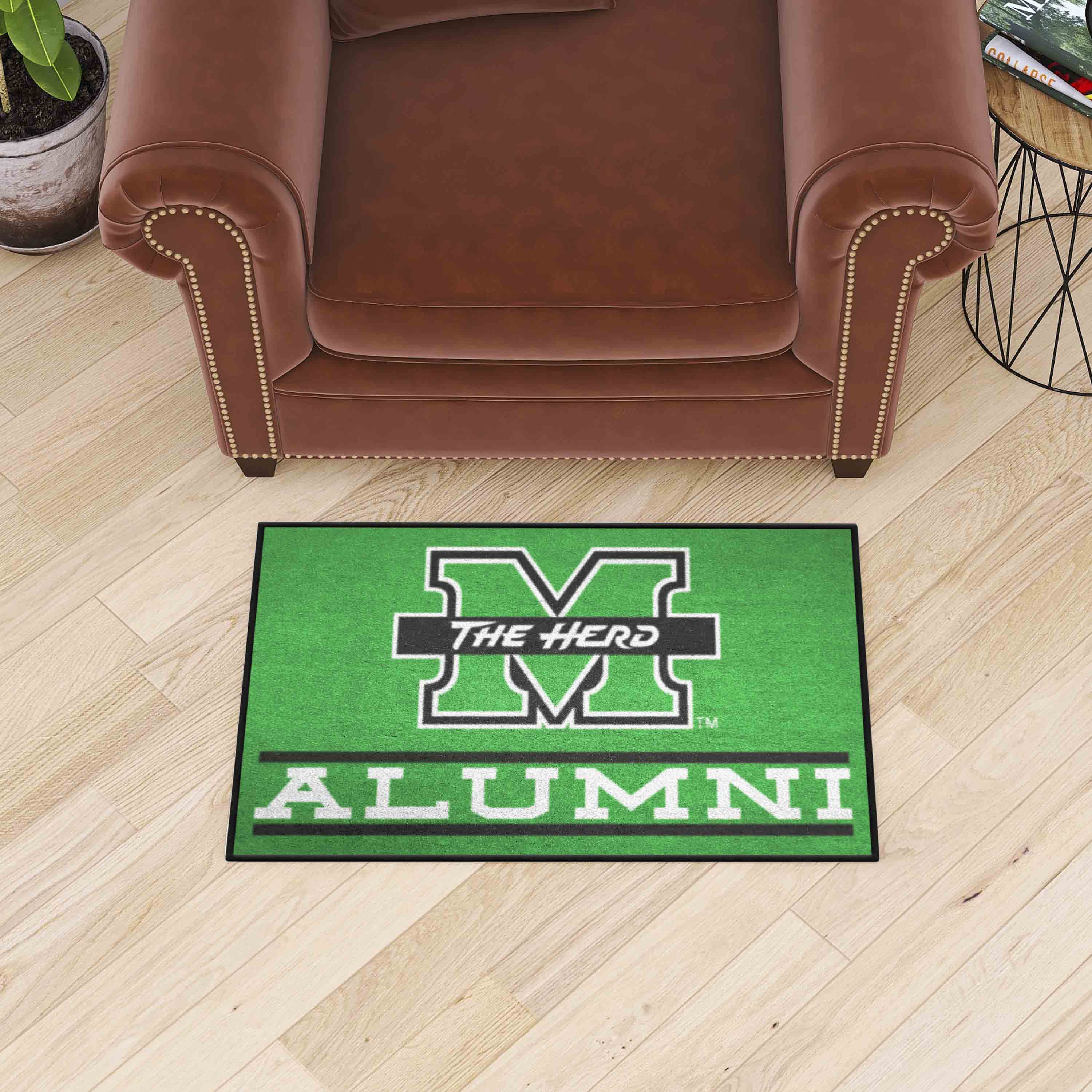 Marshall Thundering Herd Starter Mat Accent Rug - 19in. x 30in. Alumni Starter Mat - Marshall