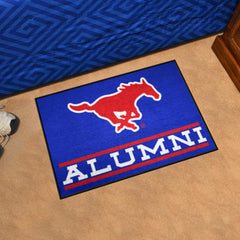 SMU Mustangs Starter Mat Accent Rug - 19in. x 30in. Alumni Starter Mat