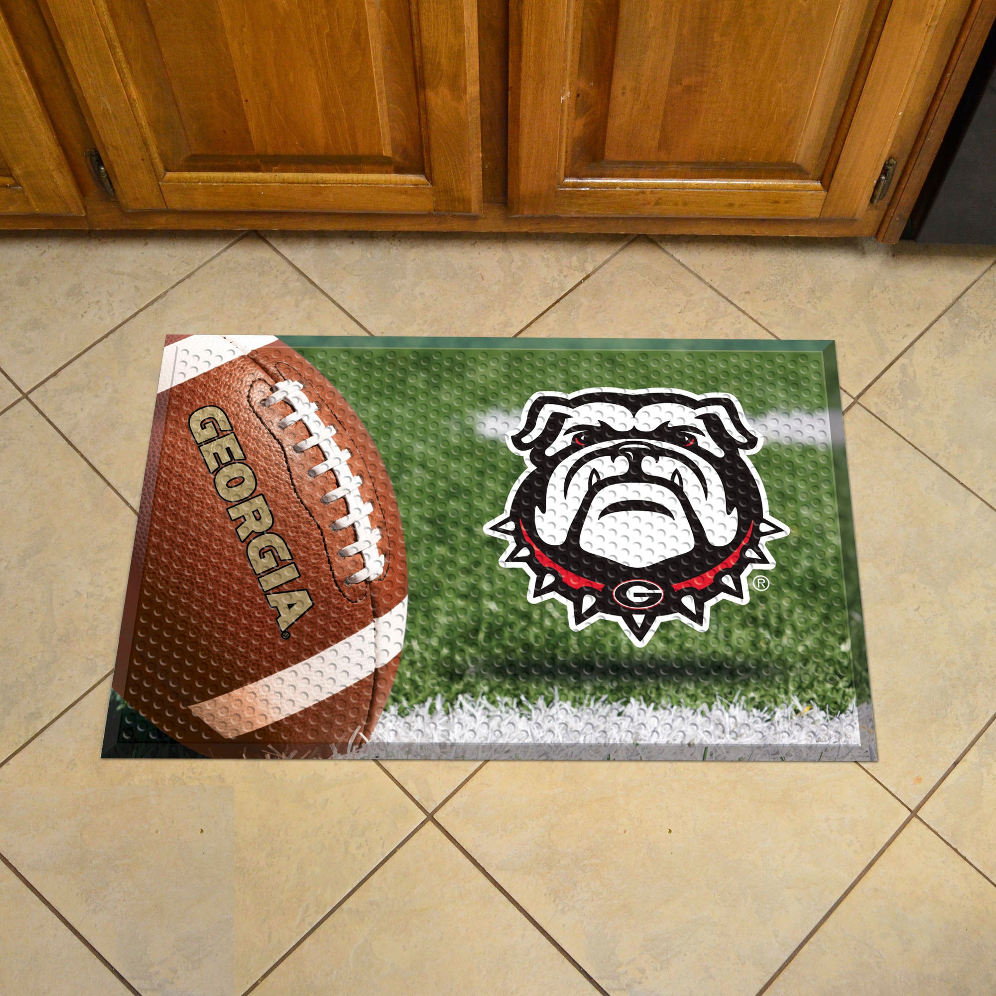 Georgia Rubber Scraper Door Mat