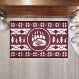 Montana Grizzlies Holiday Sweater Starter Mat Accent Rug - 19in. x 30in.