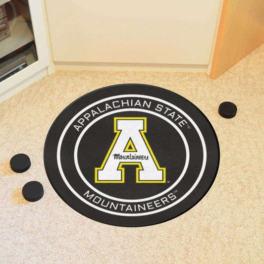 Appalachian State Mountaineers Hockey Puck Rug - 27in. Diameter