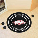 Arkansas Hockey Puck Rug - 27in. Diameter