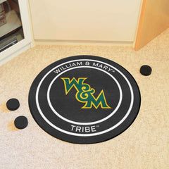 William & Mary Hockey Puck Rug - 27in. Diameter