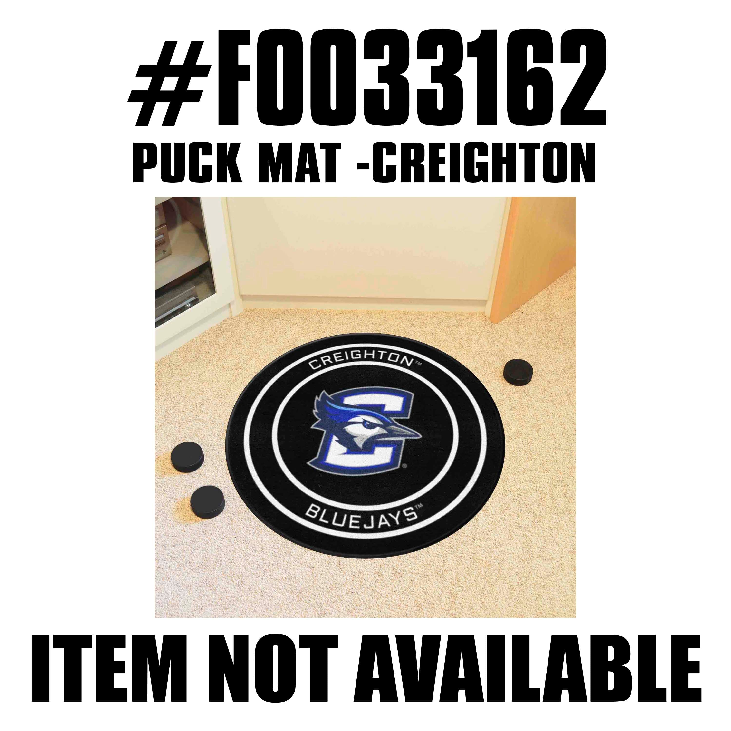 Creighton Hockey Puck Rug - 27in. Diameter - Creighton