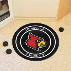 Louisville Hockey Puck Rug - 27in. Diameter